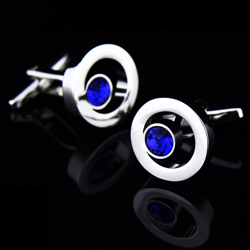 Men's Fashion Zircon Crystal Shirt Links