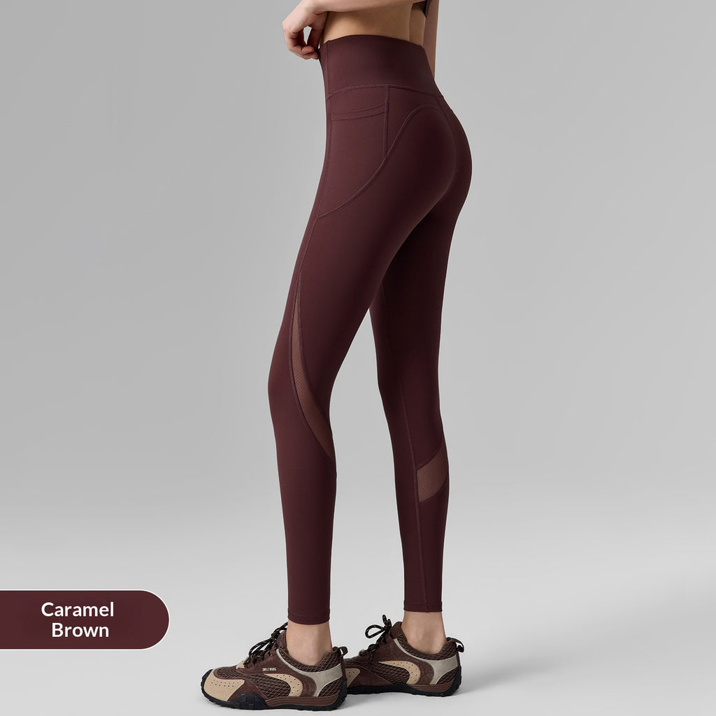 Leggings de yoga sans poche T-line pour femmes