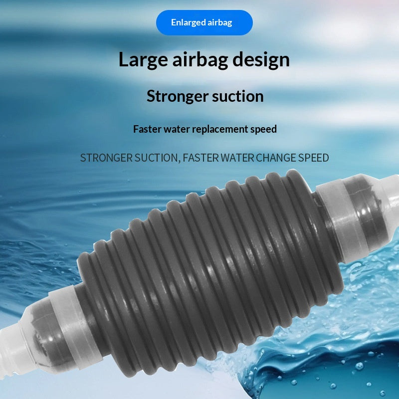 Manuel de réservoir de poisson Siphon Tube pour le nettoyage du sable et les changements d'eau