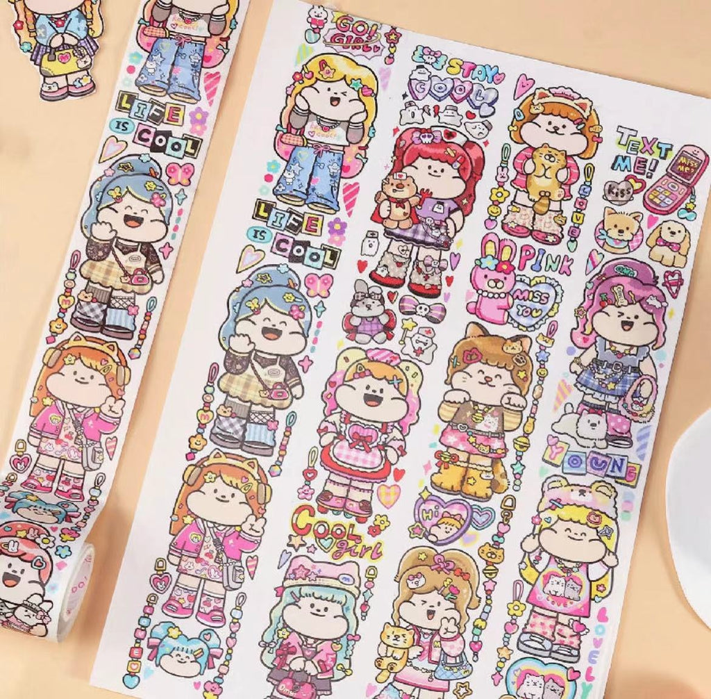 Bande hémorroïde Emballages Stickers Cartoon Cute Caractère