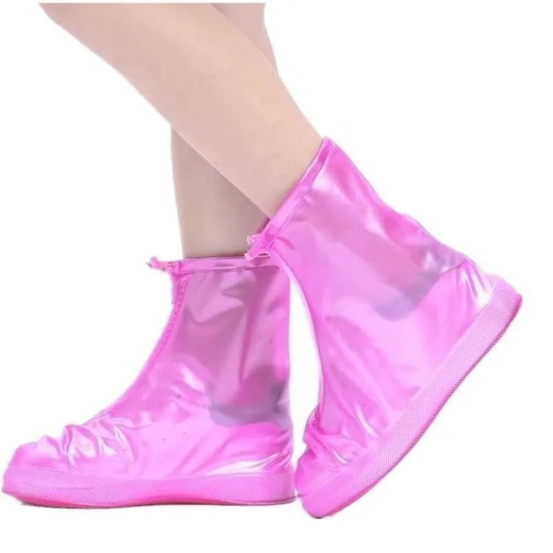 Couverture de bottes de pluie en silicone épaississante et résistante à l'usure