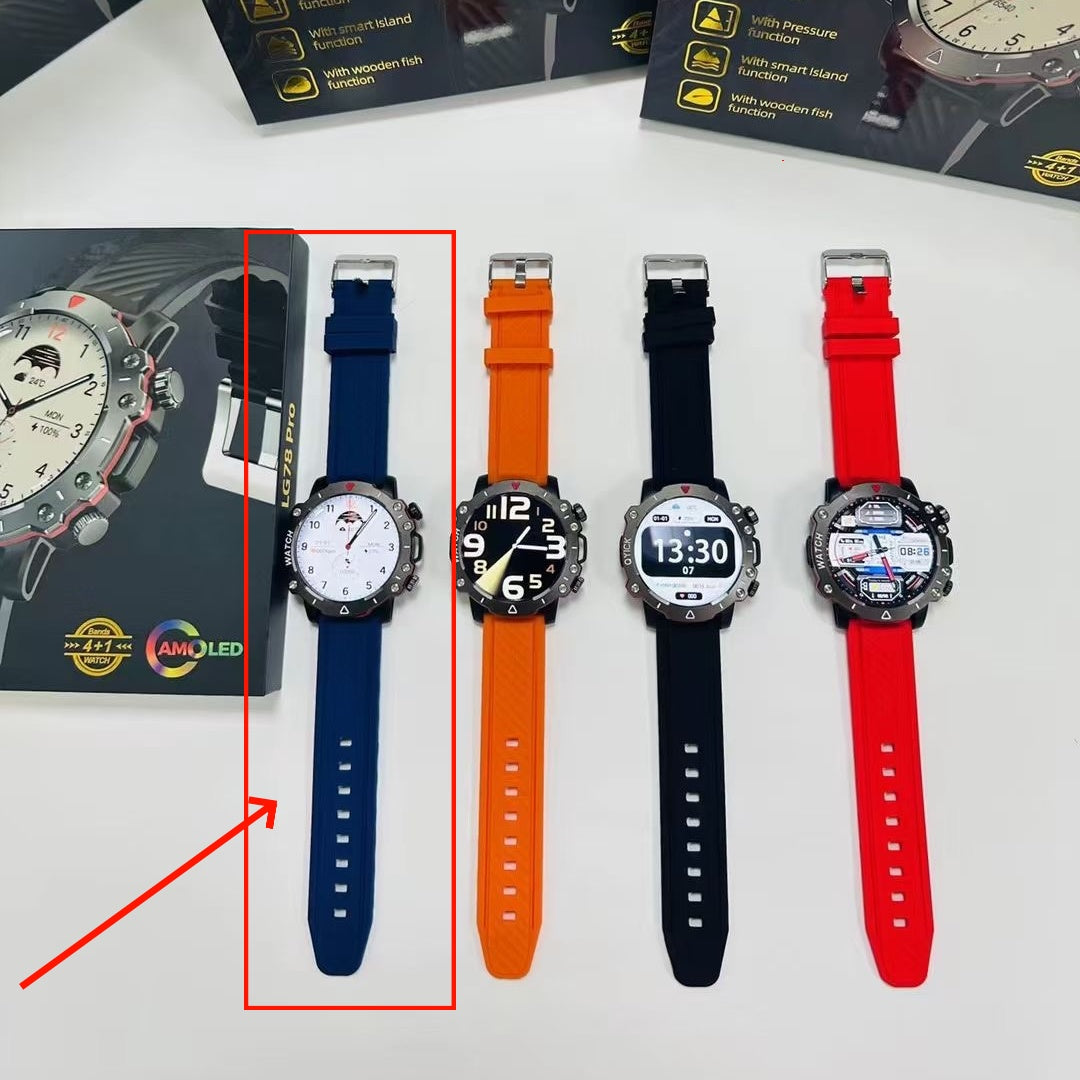 Bluetooth Smart Call Watch Heart Rate Blood Pressure Sport Style