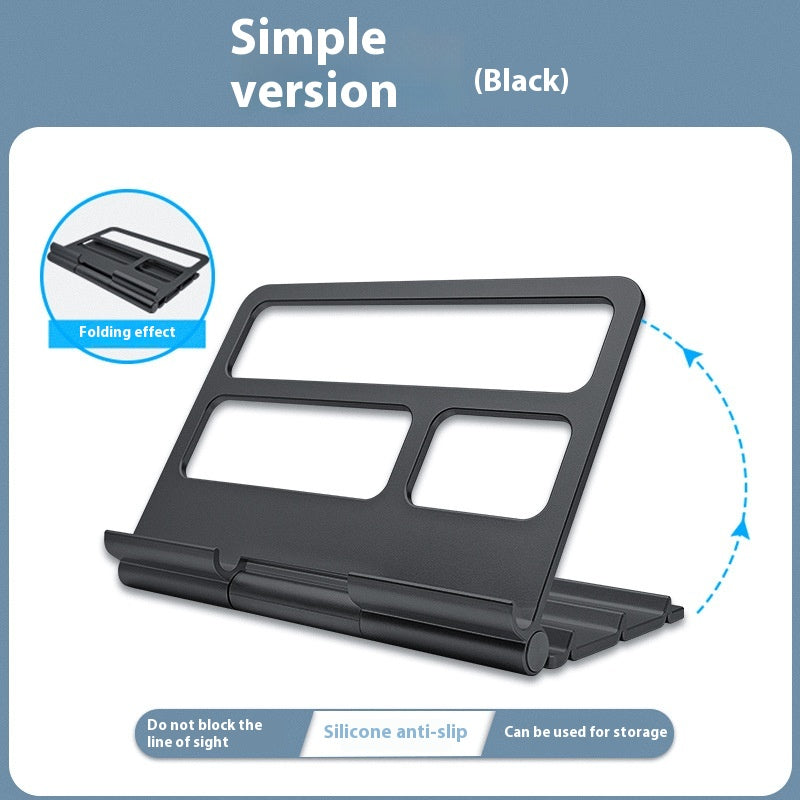 Bracket de stockage multi-fonctionnel de bureau pliable portable tablette télécommande