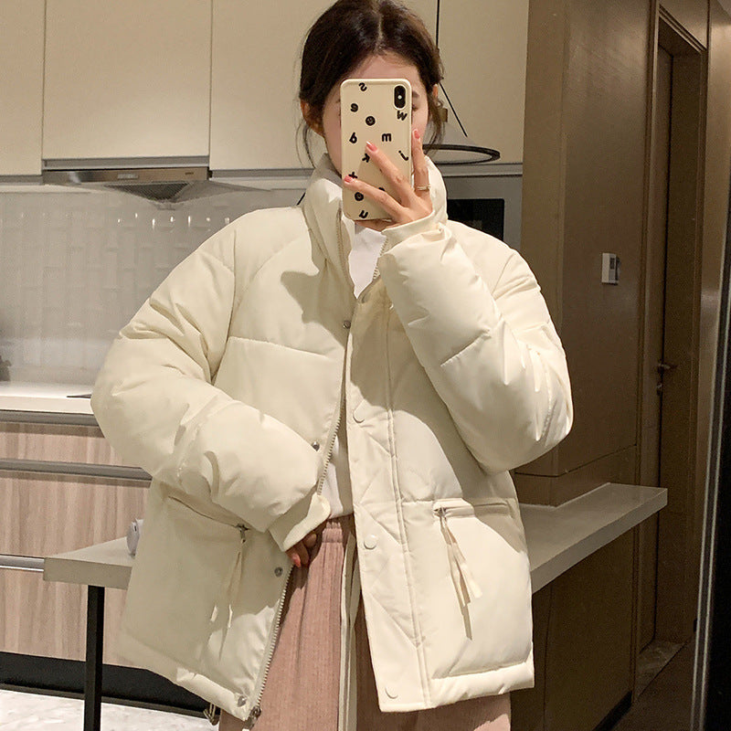 Élégant manteau de collier de support épais pour les étudiants de petite taille