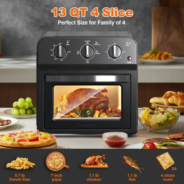 Taille de la famille Air Fryer Grille-pain Four Combo