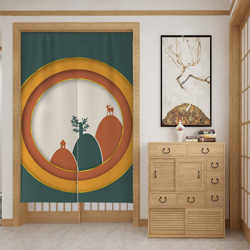 Rideaux de porte en tissu personnalisé