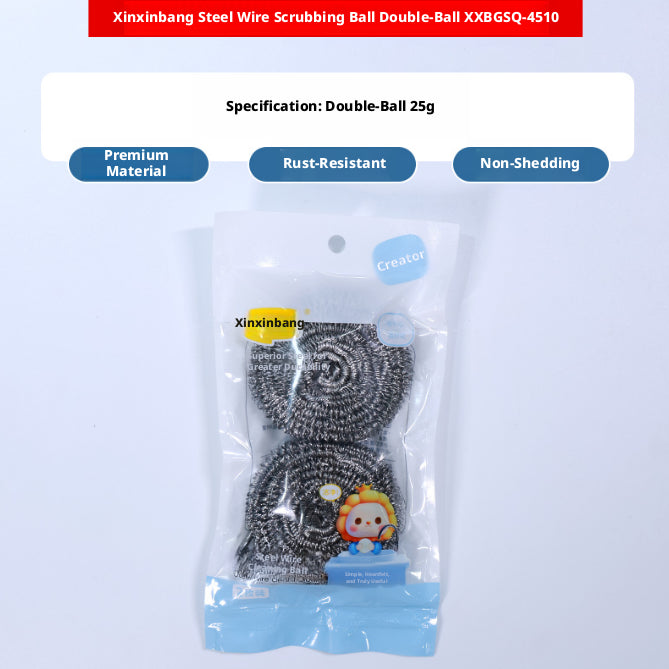 Balle en acier à billes simple 25g-410 Acier inoxydable-2 pcs-1 pack