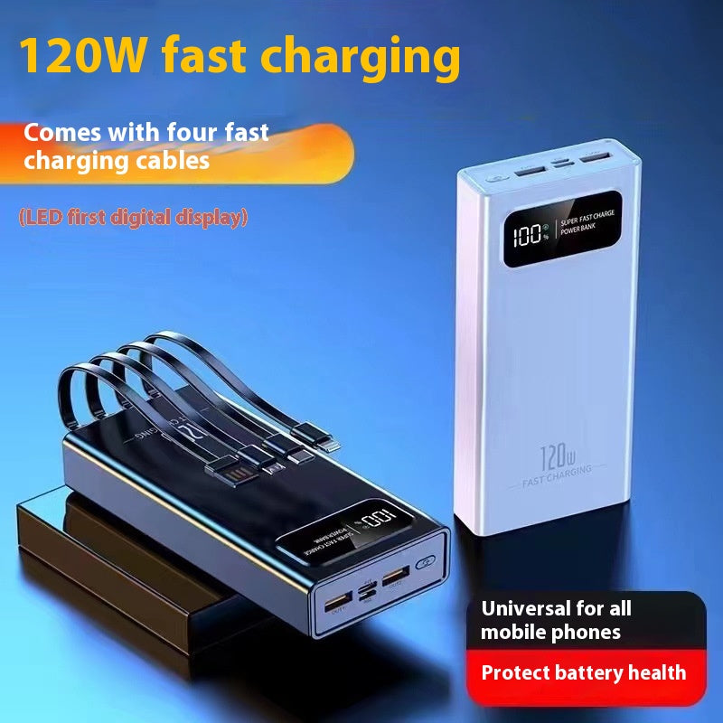 Alimentation mobile de grande capacité 120W