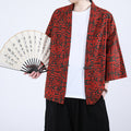 Artistique mode chinois style bouton avant Cardigan veste de protection soleil