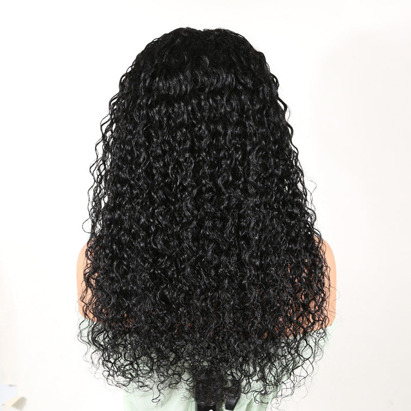 Perruque de cheveux humains pour les femmes - Natural Looking Full Head Cover European American Style Long St