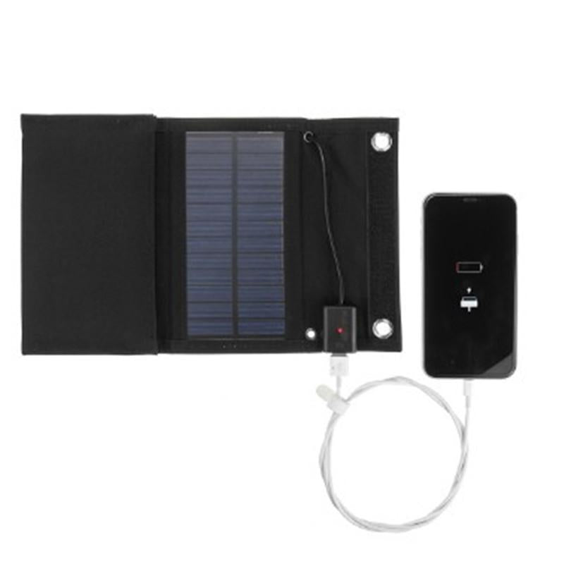 Chargeur solaire pliable portable de voyage à l'extérieur