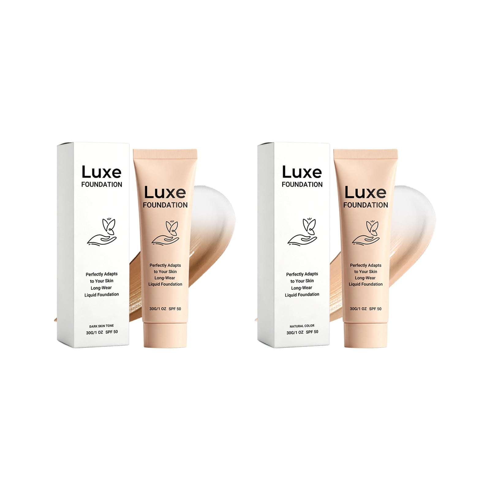 Long portage de la température sensible Foundationversatile pour tout maquillage