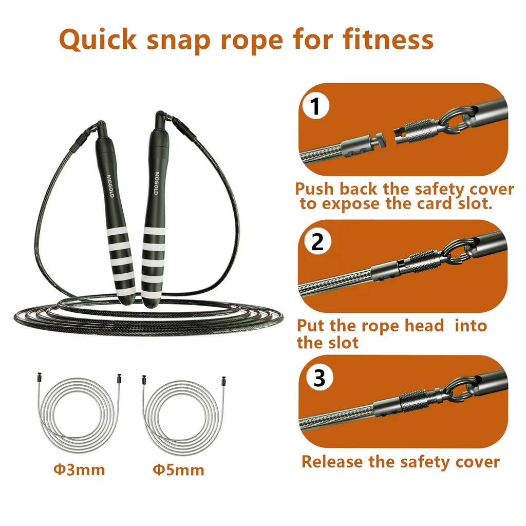 Exercice de fitness Boxe pondérée Fil d'acier Rope PU