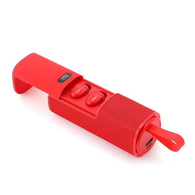 3 En 1 Haut-parleurs Bluetooth sans fil portable Banque d'alimentation d'écoute Bluetooth