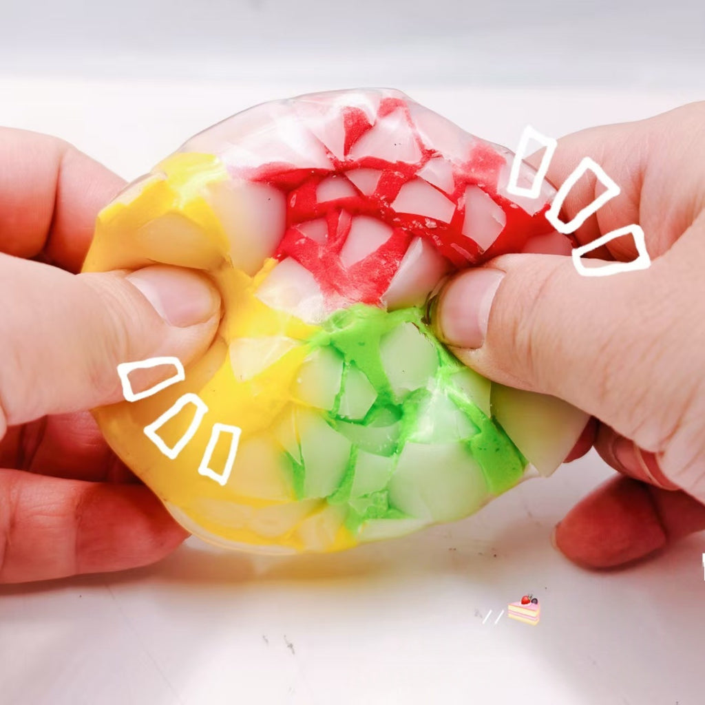 Chocolat foncé Crunchy Ball Stress-Relief Squeeze Toy