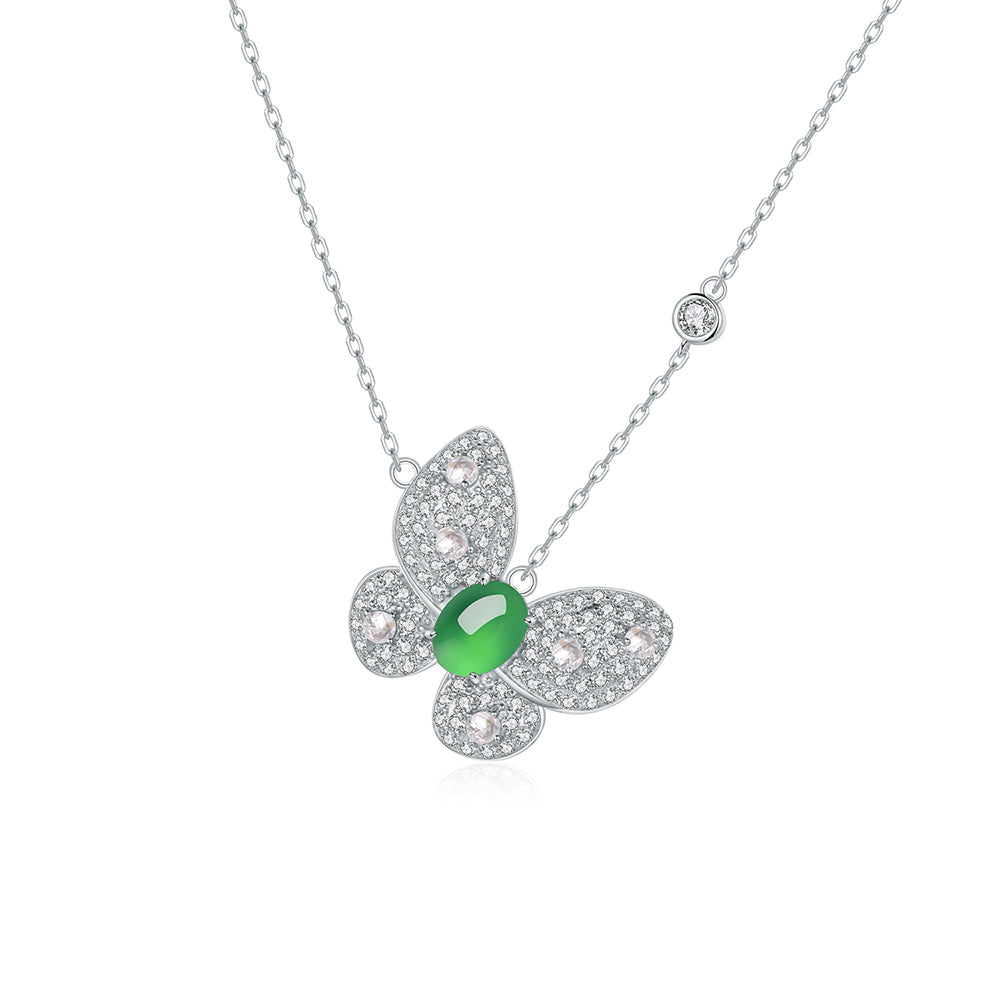 S925 Collier papillon en argent sterling