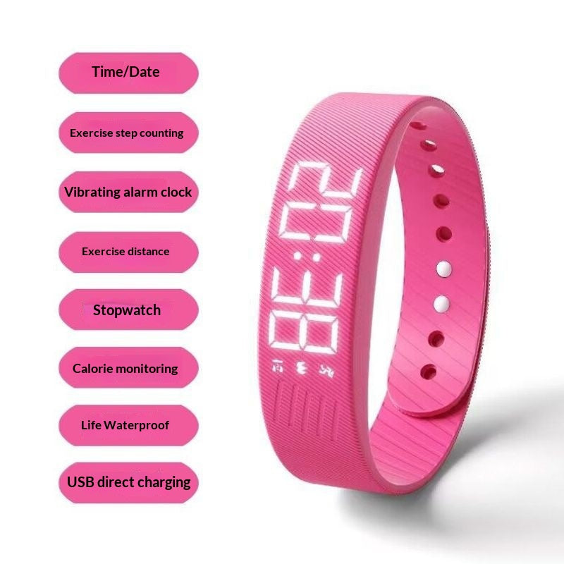 Bracelet intelligent et montre électronique pour les hommes adapté pour les étudiants et les activités sportives