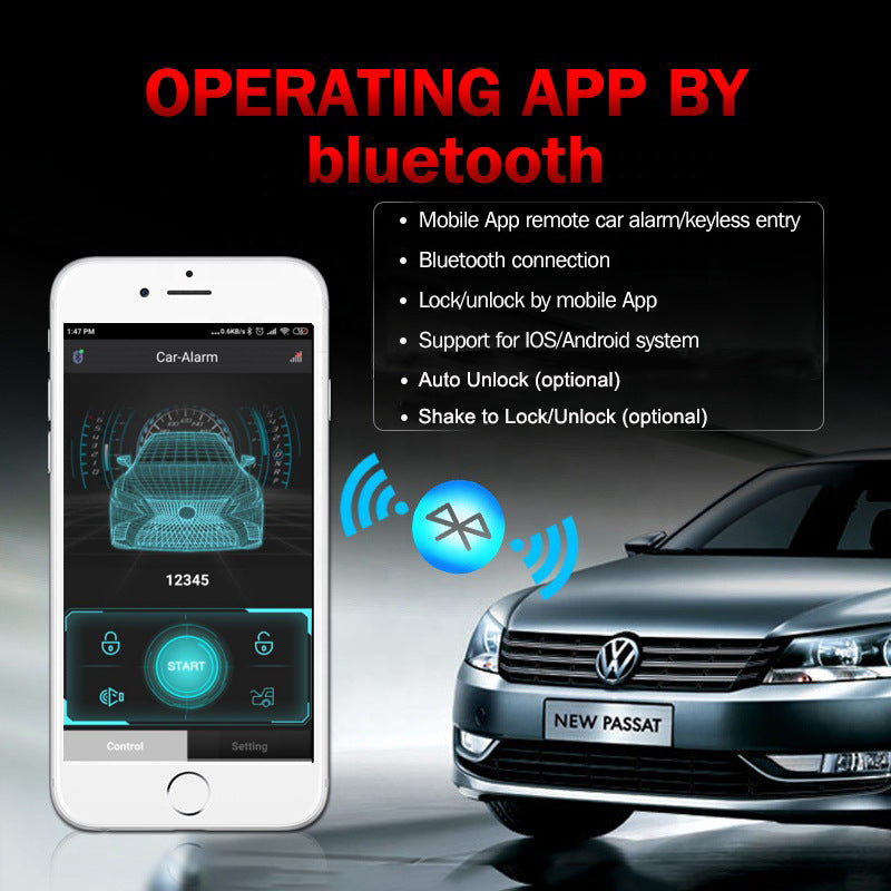 Voiture sans fil Bluetooth Antivol