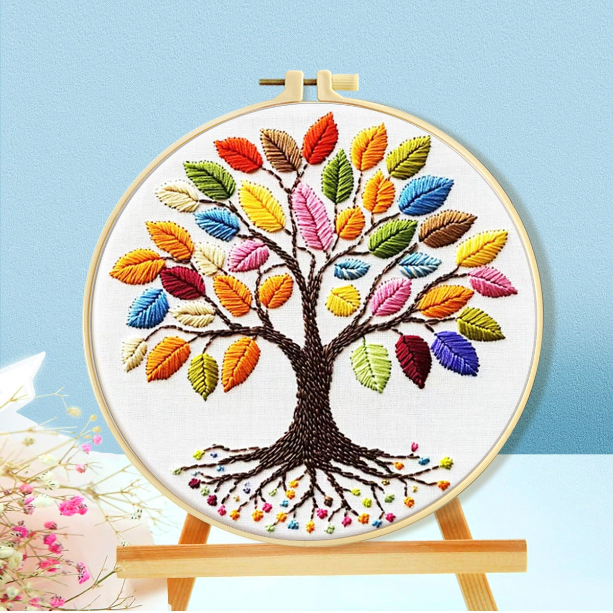 Royal Brodery Cross Stitch Animal and Lucky Tree Simplicité