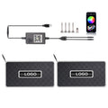 Tapis de voiture Ambiance Light Led Voiture lumière décorative Bluetooth RGB Foot Sound Control Rhyt