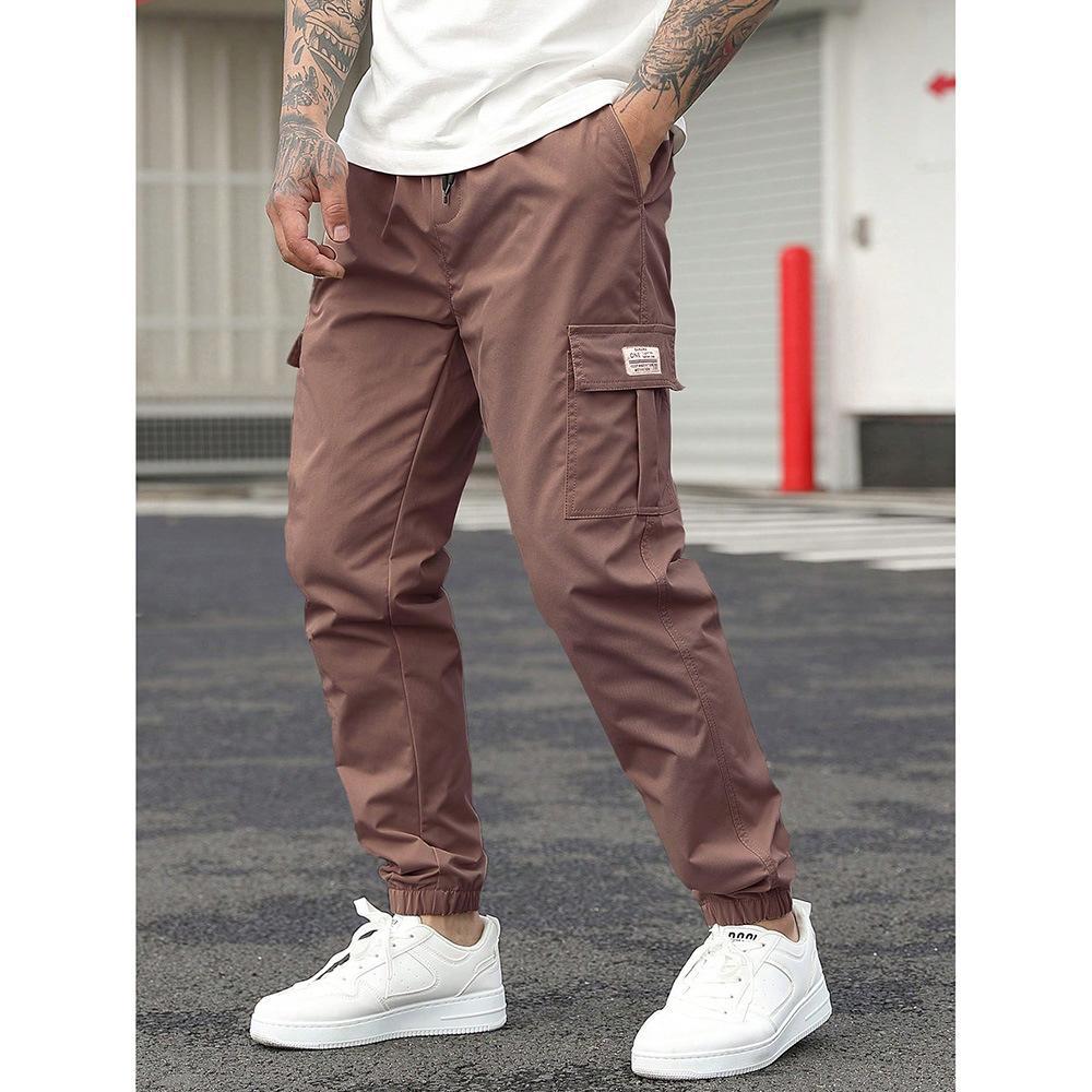 Pantalon casual pour hommes de sport multi-poches
