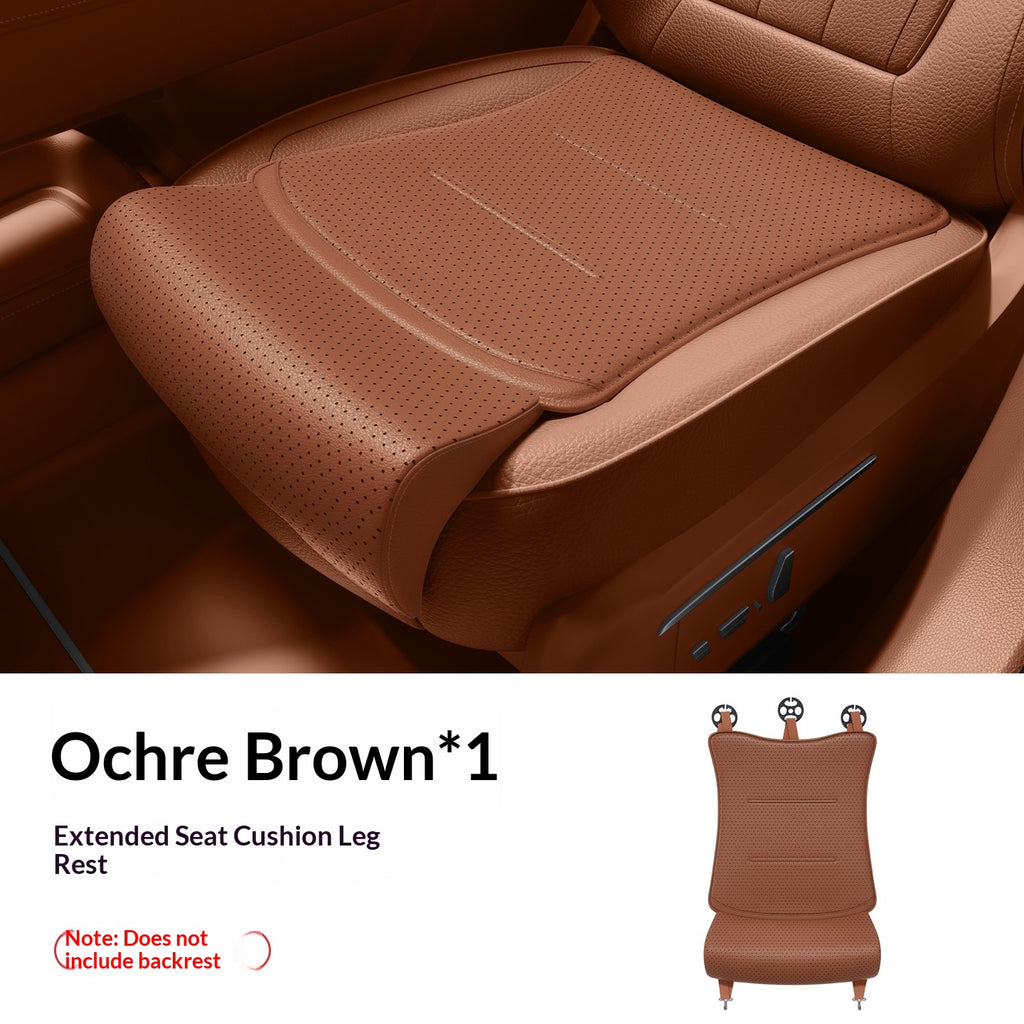 Coussin d'extension de siège de voiture avec repose-jambes intégré en latex