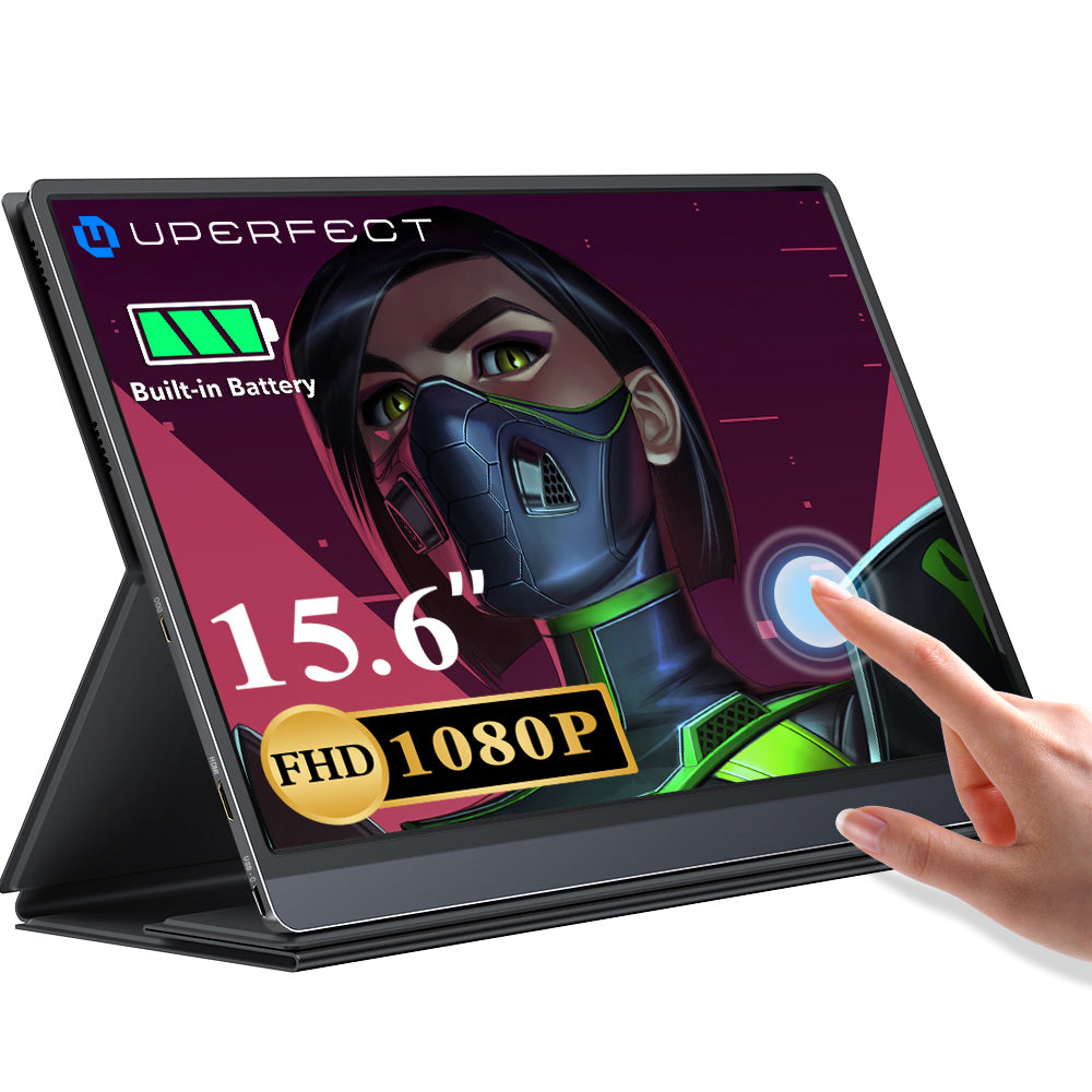 UPERFECT UTouch G16 15.6 pouces 120Hz moniteur de jeu portable pour le pont à vapeur intégré 10800m