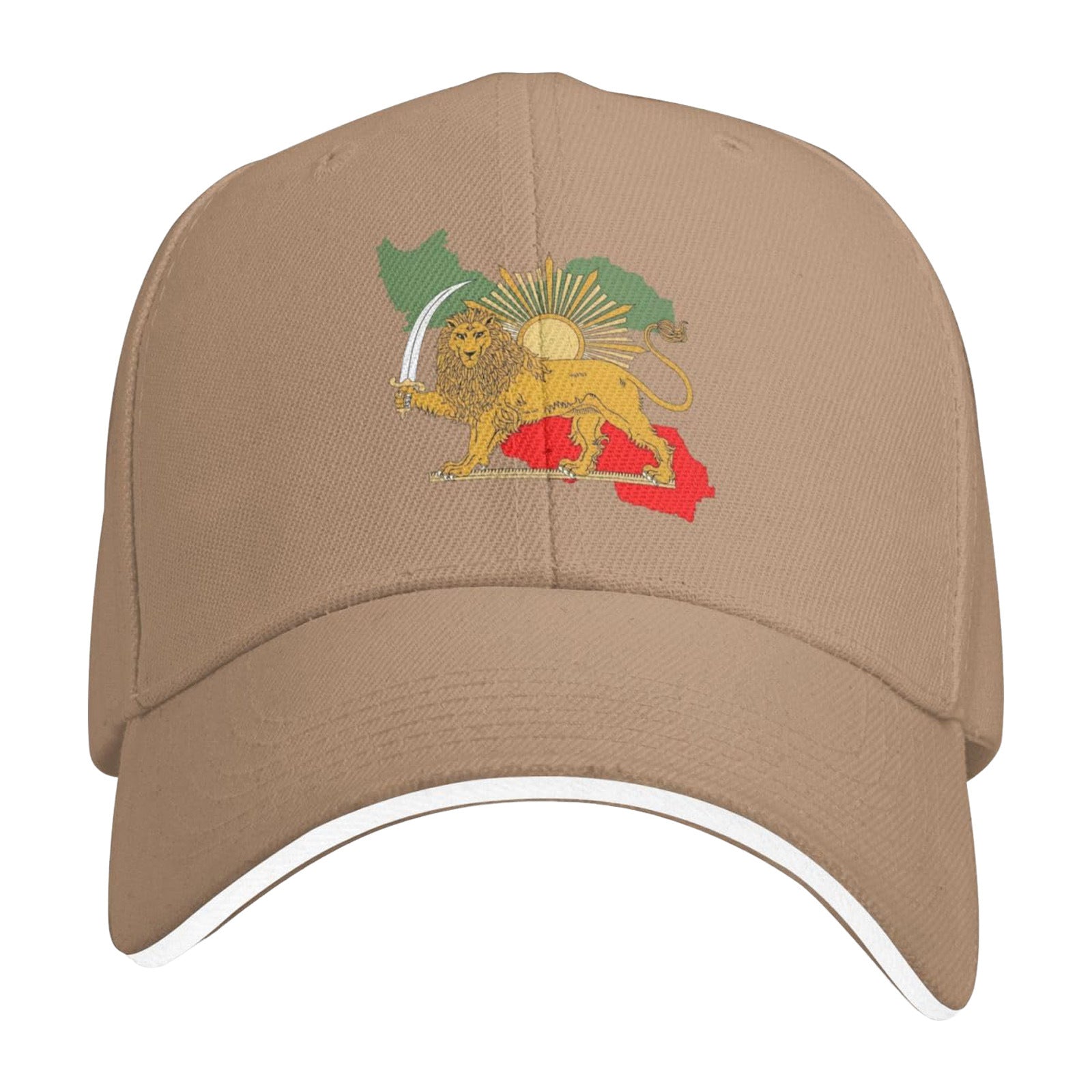 Chapeau imprimé en coton lavé