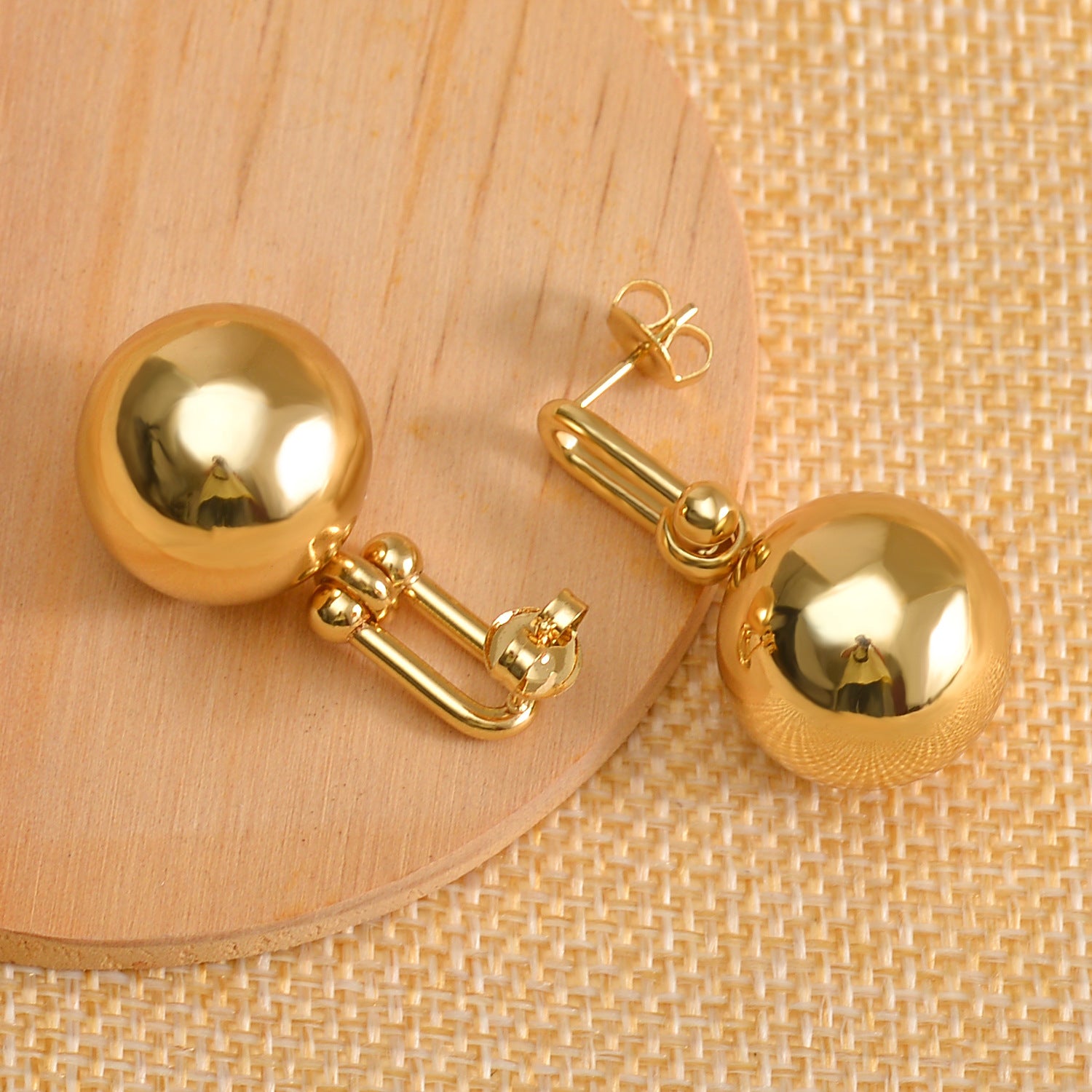 Boucles d'oreilles Zircon en acier de titane pour femmes
