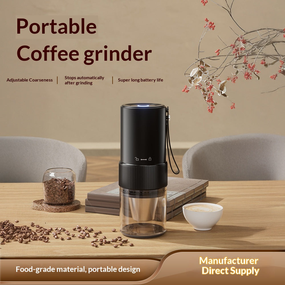 Grinder de café électrique sans fil réglable à la maison