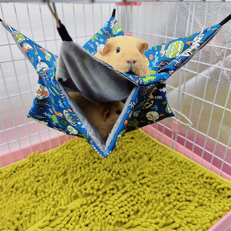 Chaud double couche Sandwich Hammock Pet