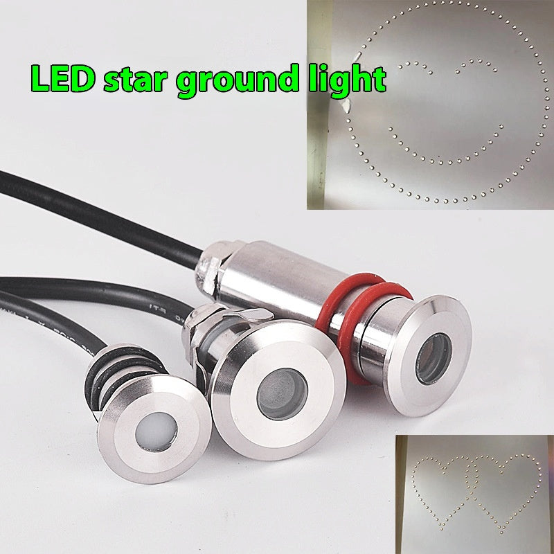 1W XINGX Sous l'eau Aile Underground Led Respirant Mini lampe de sol Step Light