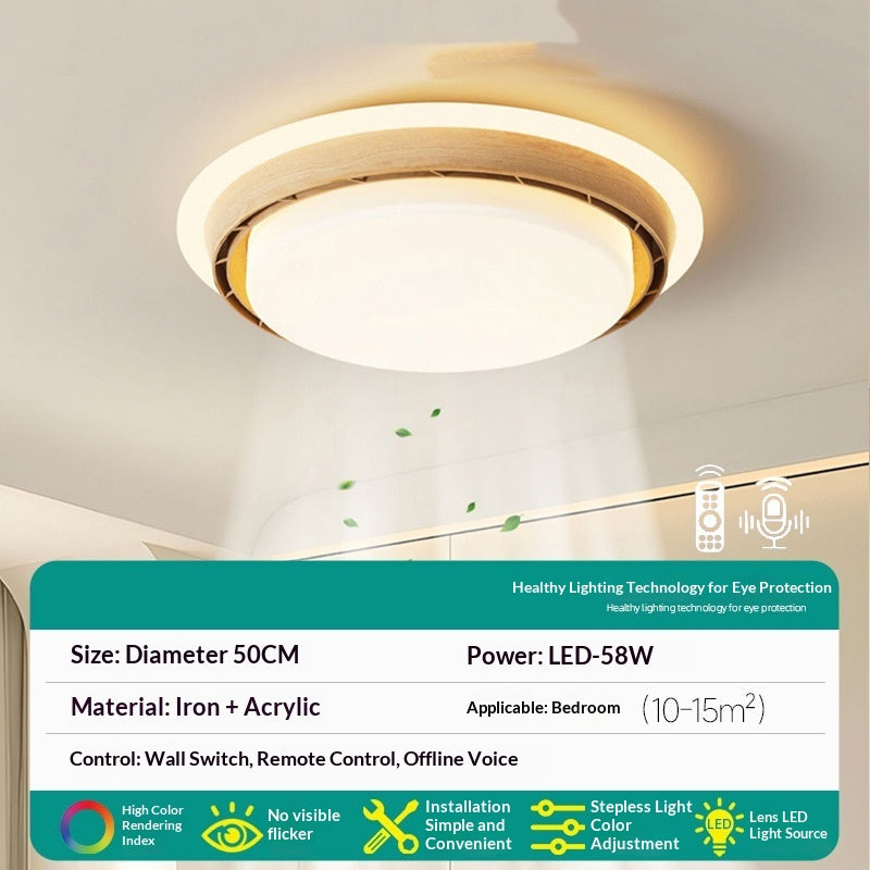 LED Ventilateur lumière chambre à coucher plafond lumière