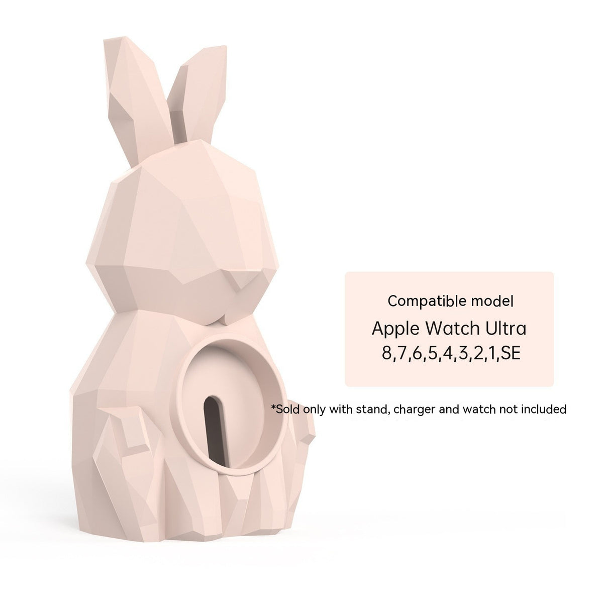 Support de chargeur de bureau en forme de lapin