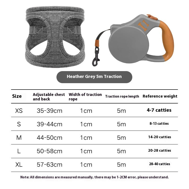 Chien Walking Rope Chien Leash Vest Style