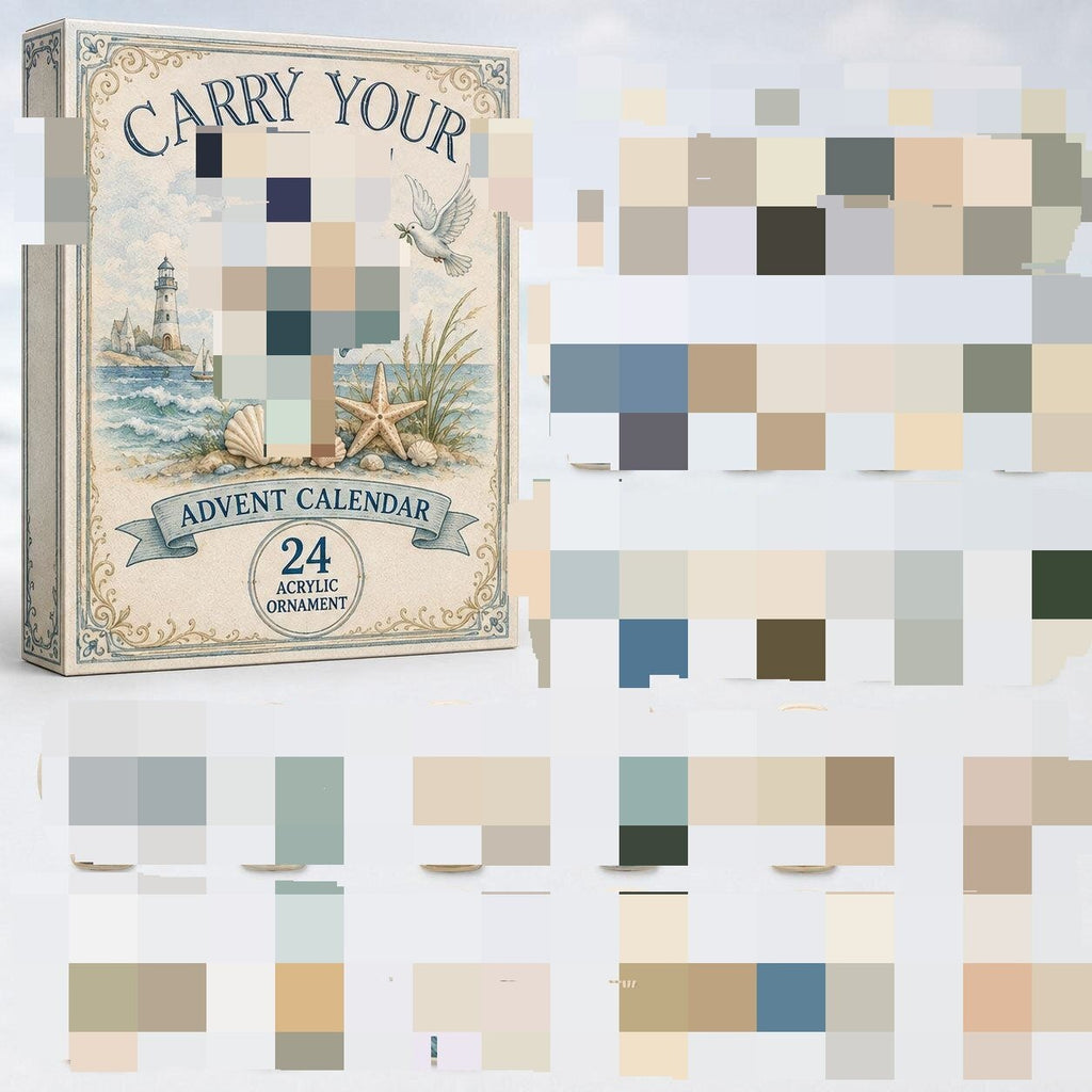 Série de caractères Calendrier de l'avent Boîte aveugle