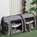 Portable porte-chat doux 39"