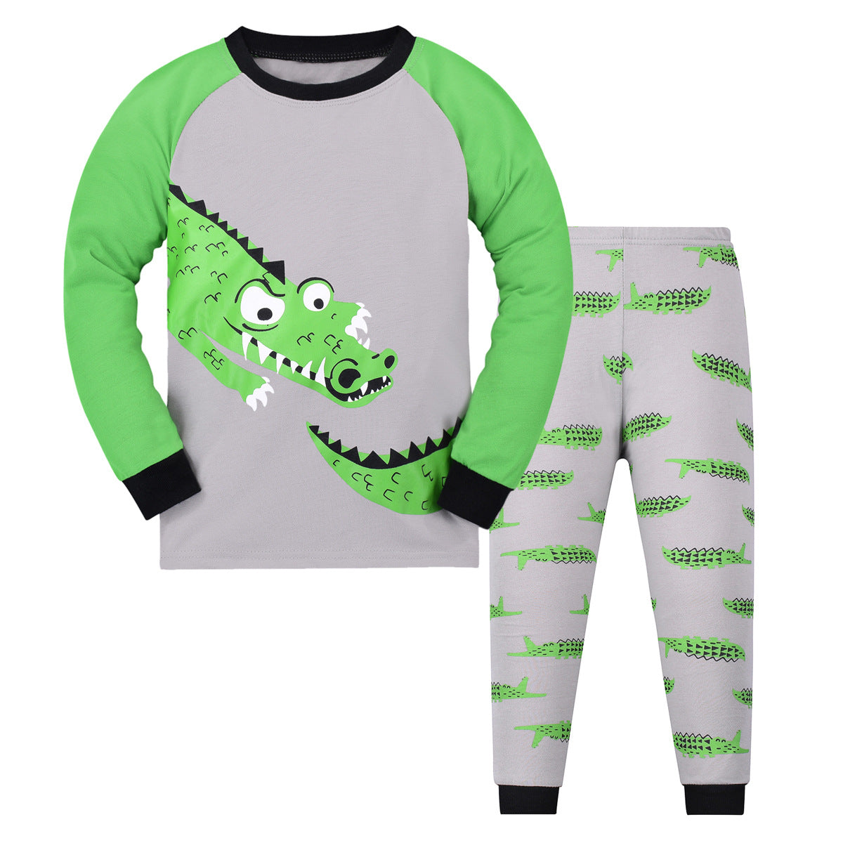 Pantalons à manches longues pour garçons et filles Vêtements de maison Ensemble de pyjama pour enfants