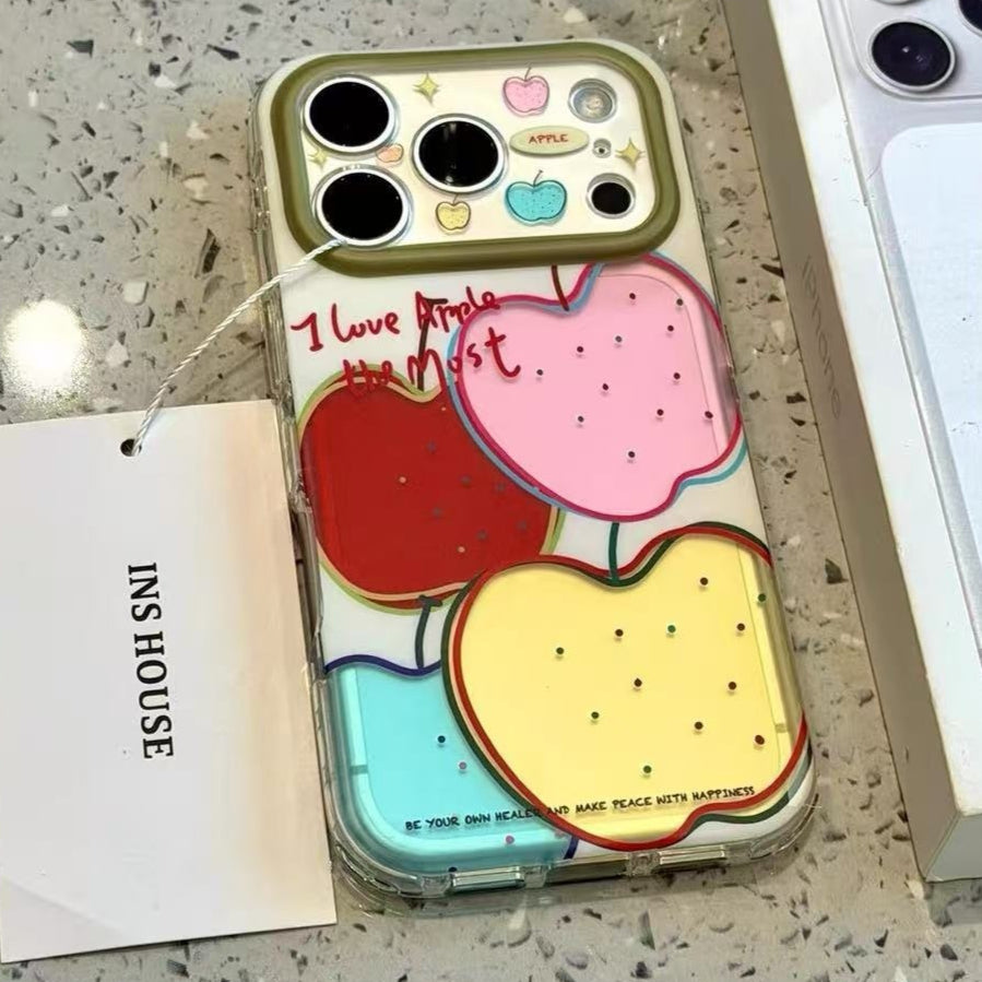 Case de téléphone Graffiti de style Instagram couleur dopamine