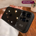 Étui de téléphone à grande vue entièrement inclus avec un bouton de fermeture de caméra intégré