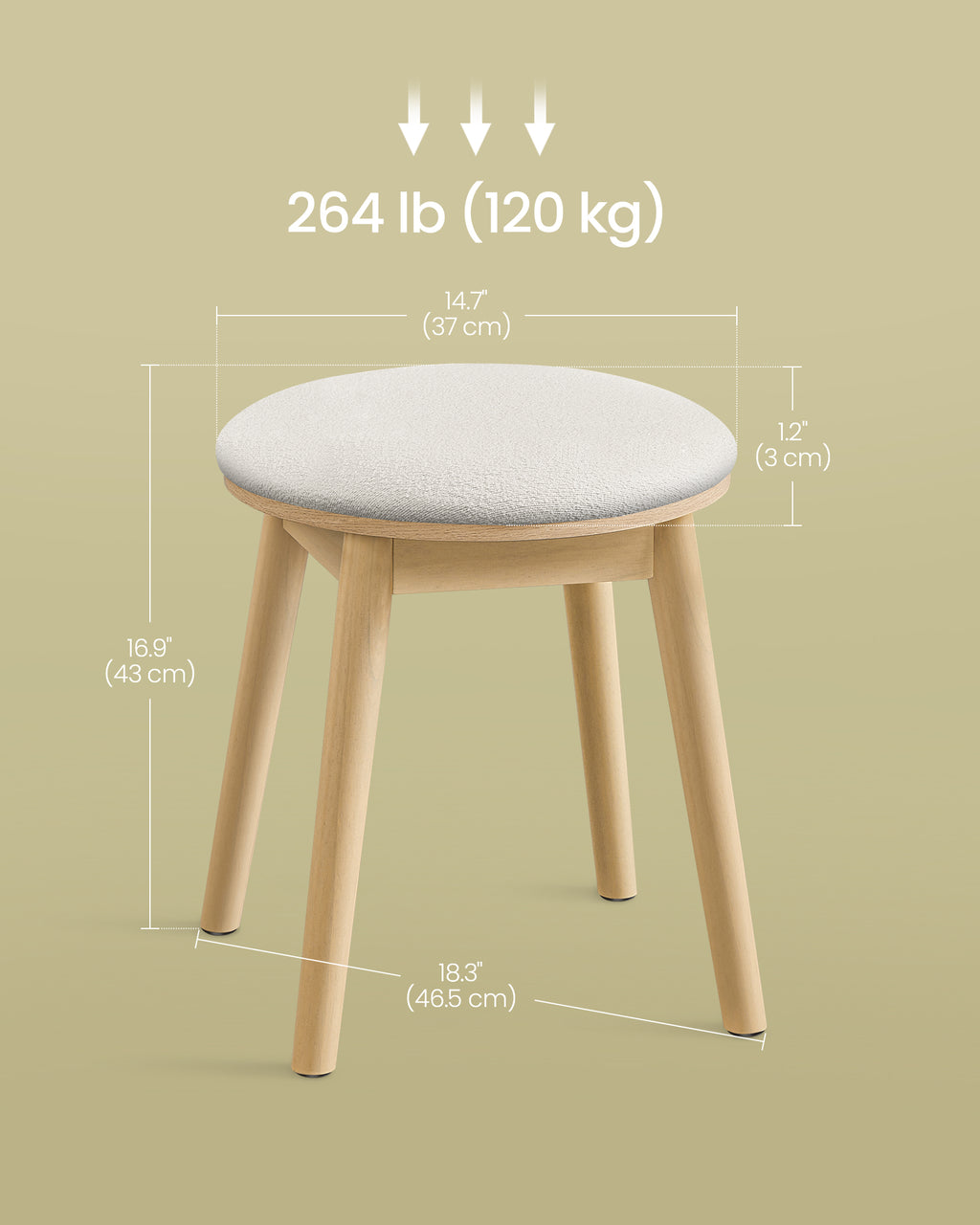 Tabouret de Vanity