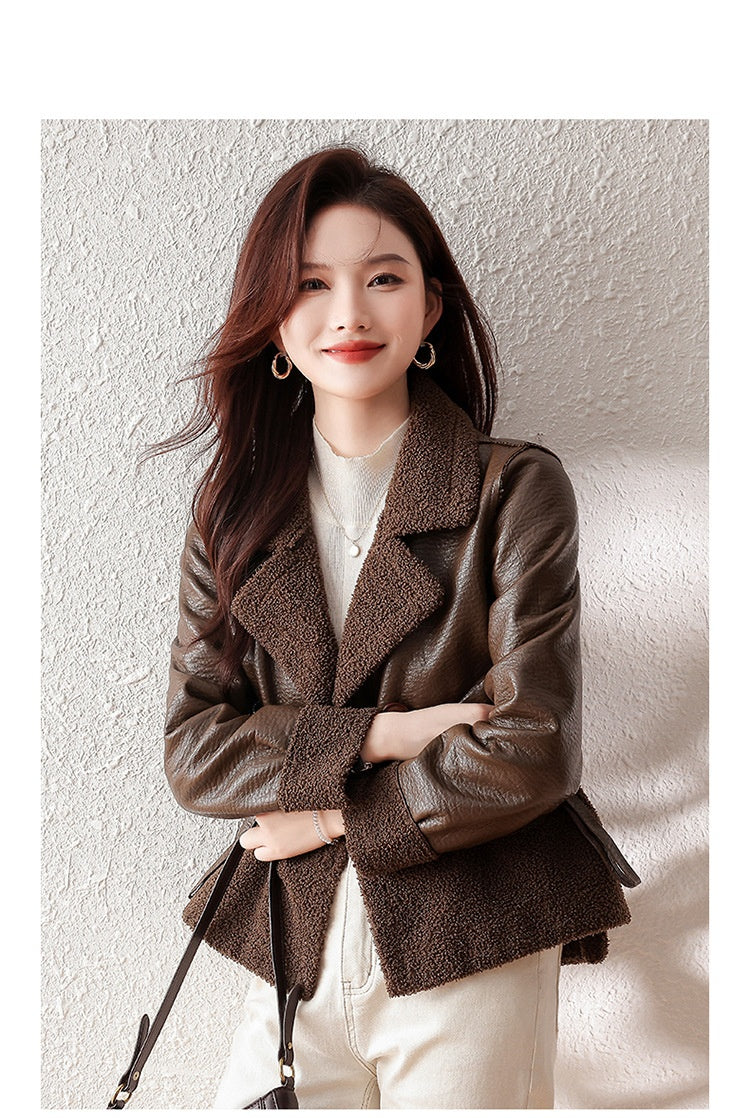 Manteau de fourrure d'hiver perdre plus de taille veste pour les femmes