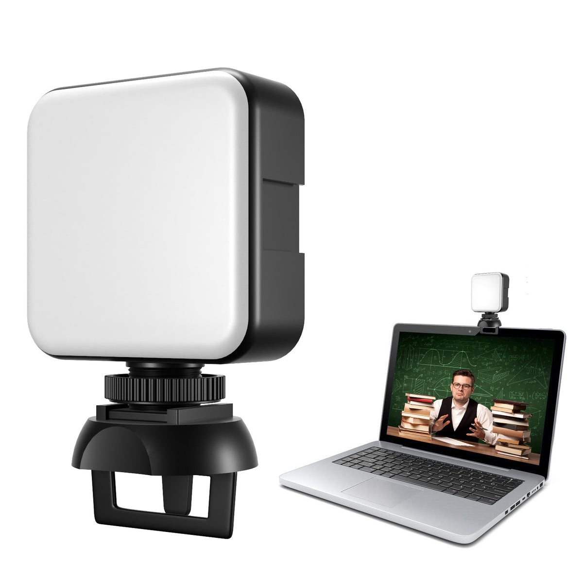 SOONPHO Vidéo Conférence 5600K LED vidéo lumière Cube Ordinateur portable