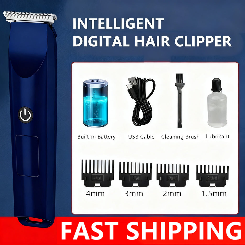 Cheveux électriques pour hommes et étrier de barbe - Élégant grooming pour des résultats professionnels