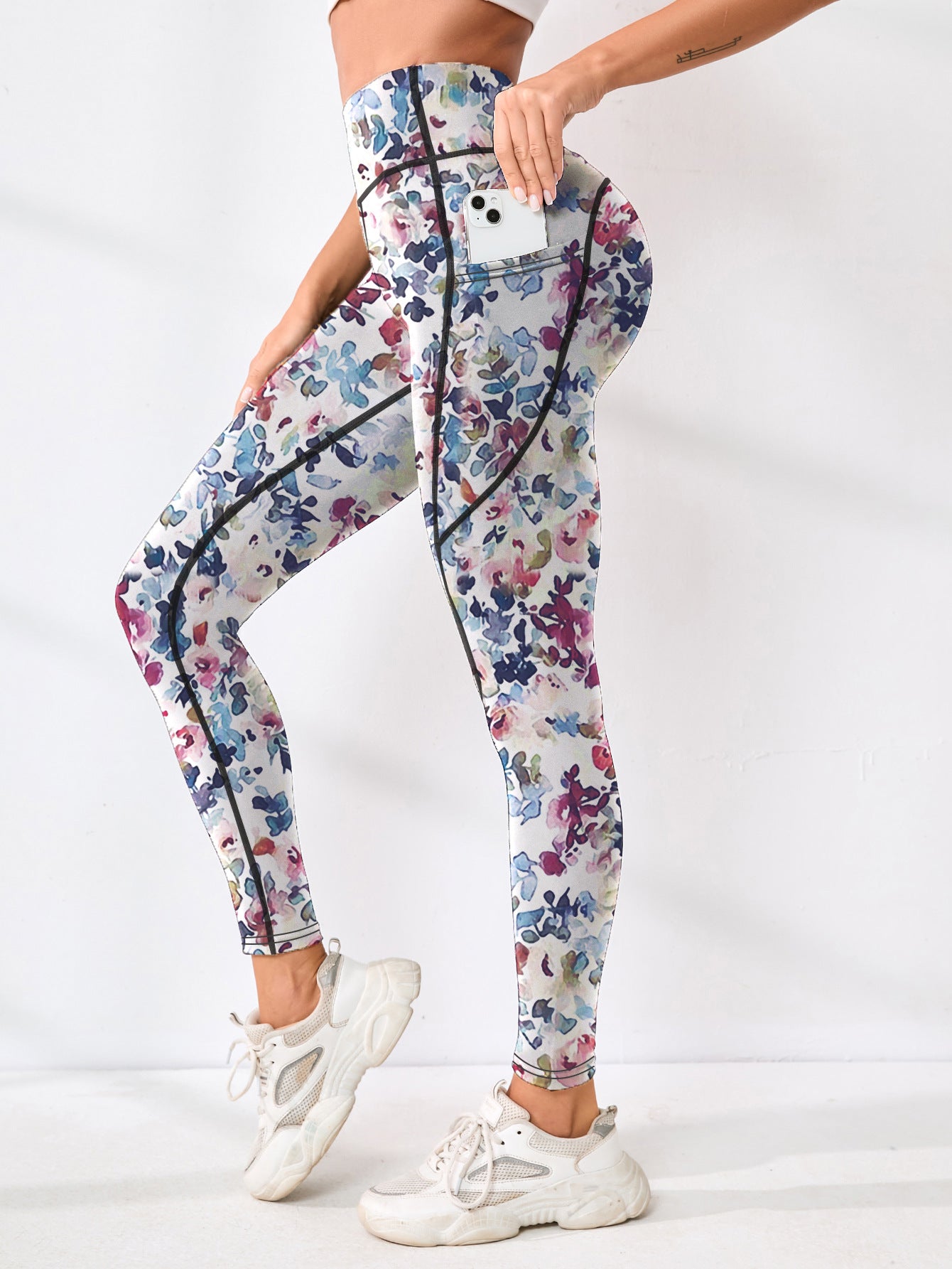 Pantalons de yoga populaires avec impression numérique
