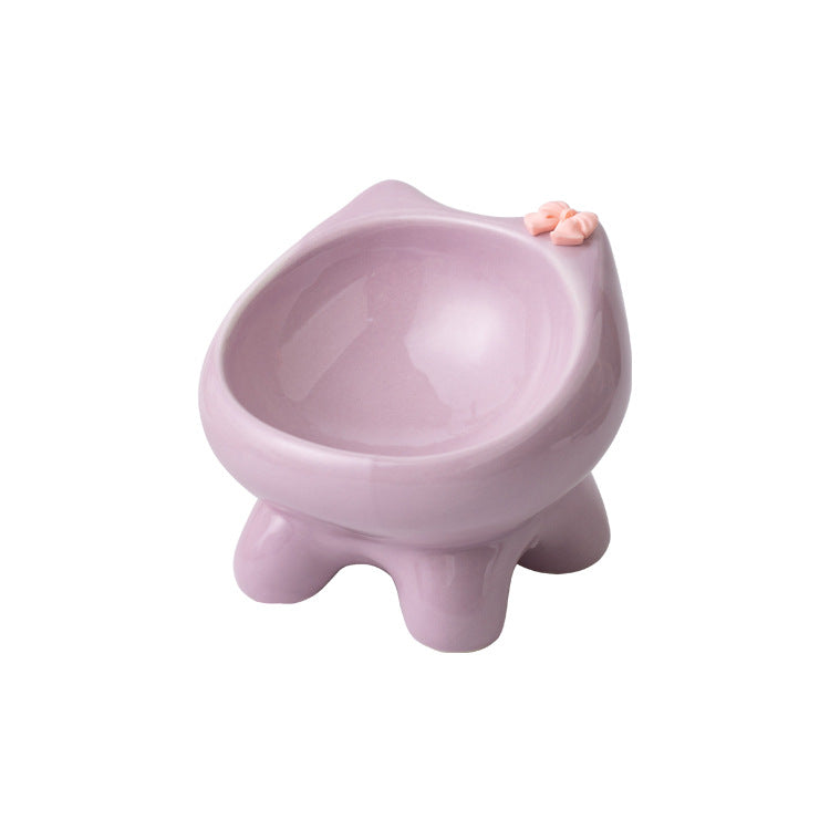 Super Cute Cat Bowl Ceramic Pet Supplies