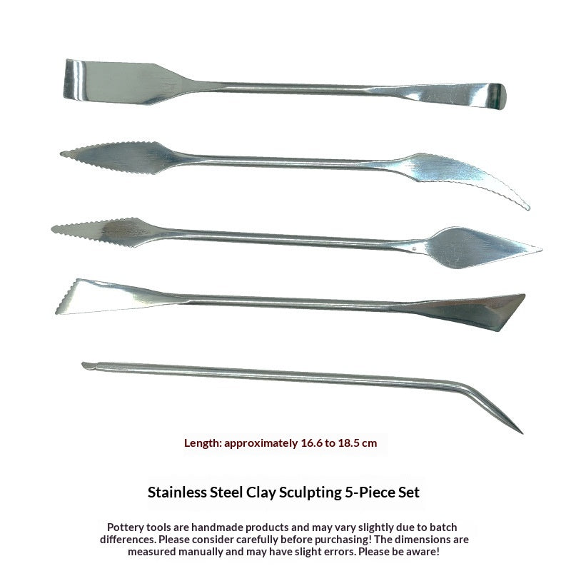 Ensemble d'outils de poterie et de sculptation en argile