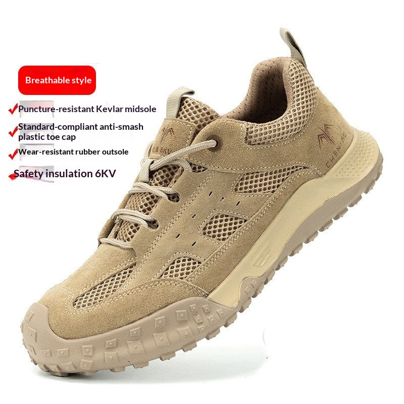 Chaussures d'assurance-travail pour les hommes sont résistants à la smash
