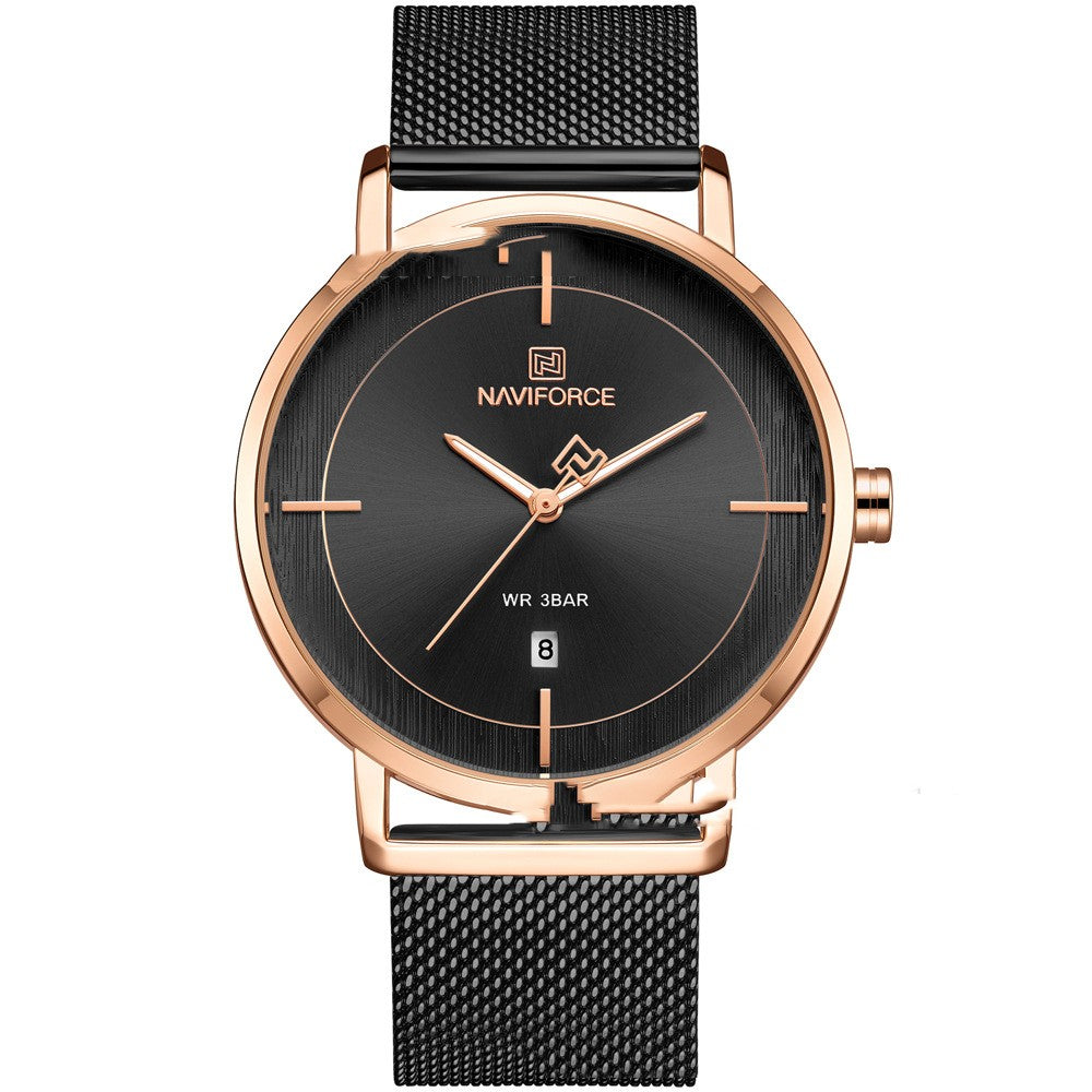 Simple Fashion Waterproof Calendar Quartz Watch