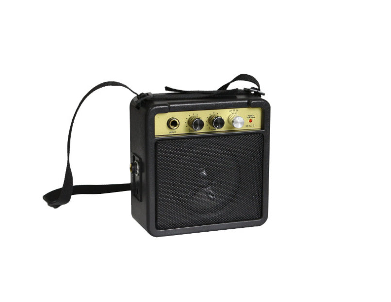 Amplificateur audio de guitare électrique portable en bois Mini Lecture et chant Retro Roadshow